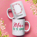 26 Artes Caneca Alfabeto Floral Dia Das Mães Arquivos Em Jpg
