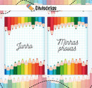 Agenda Escolar Colorida - Arquivo Digital