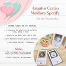 Arquivo Digital Cartão Moldura Spotify - Png,dxf,pdf