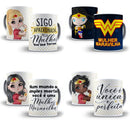 Arte Sublimação Caneca Mulher Maravilha Arquivo Jpg
