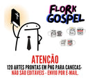Bento Flork Memes Gospel - Artes P/caneca Em Arquivo Png