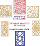 160 Arquivos Vetores Paineis Decorativos Corel Corte Cnc Mdf