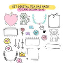 Estampas Dia Das Mães Kit Digital Sublimação Pandoca Frases