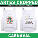 Artes Editáveis Cropped Carnaval Sublimação Corel