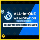 All In One Wp Migration Ilimitado + Todas As Extensões