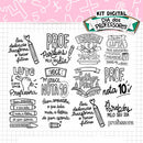 Artes Frases Coloridas Pandoca Dia Dos Professores Pack2 Png