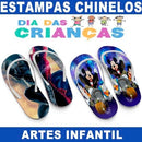 Estampas Dia Das Crianças Chinelos Sublimação Infantil