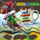 12 Artes Para Caneca Heróis Da Páscoa Em Corel