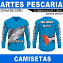 Estampas Camisetas Total Pescaria Pesca Arquivos Corel