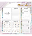 Arquivo Digital Agenda Marmorizado  2024