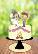 Topo De Bolo Casamento Na Roça - Arquivo Digital