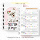Kit Arquivos Encadernação Caderneta Saúde Cão Gato Pet Love