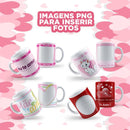 Pack De Artes De Dia Das Mães Para Sublimação De Canecas