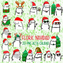 Kit Flork Navidad, Imágenes Png Flor K Navideñas
