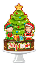 Arquivo De Corte Topo De Bolo Natal 195 Studio