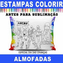Desenhos Png Colorir Almofadas Dia Das Crianças