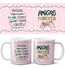 Pack 25 Artes Frases Amizades Amigos Sublimação Canecas