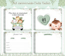 Livro Mesversário Safari Verde Menino - Arquivo Digital
