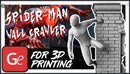 Homem-aranha Na Parede - Gambody - Arquivo Stl - Imp 3d