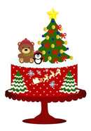 Arquivo De Corte Topo De Bolo Natal 98 Studio
