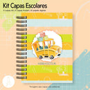 Combo Arquivo Digital Capas Escolares 2023