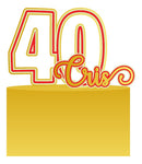 790 - Arquivo Digital Topo De Bolo 40 Anos Cris