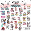 Pacote Artes Estampas Png Dia Da Mulher Mulheres Kit Digital