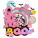Arquivo de Corte Topo Bolo Halloween Rosa - Studio