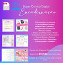 Combo Encadernação Agendas Miolos Agendamentos Livro Caixa