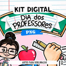 Artes Frases Coloridas Pandoca Dia Dos Professores Pack2 Png
