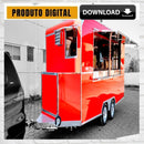 Projeto Reboque Trailer Food Lanches + Projeto Carretinha