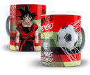 Estampas Sublimação Goku Dragon Ball Futebol Brasileirão