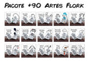+90 Artes Folrk Para Canecas - Total +350 Arquivos