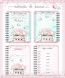 Arquivo Digital Livro Do Bebe E Caderneta Tema Borboletas