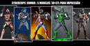 Cybercops Combo - 5 Modelos Para Impressão 3d Stl