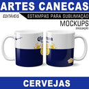 Estampas Canecas Cervejas Sublimação Mockups Estampas