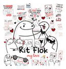 Kit Digital Dia Namorados Flork My Love Arquivos Png