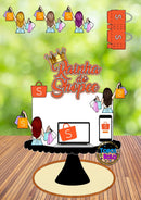 Topo De Bolo Rainha Do Shopee - Arquivo Digital