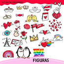 Kit Digital Pandoca Pack 2 Dia Dos Namorados Frases Png