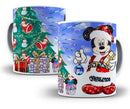 10 Artes Caneca Natal Turma Do Mickey Sublimação Vol.7