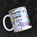 2 Artes Para Caneca Flork Motorista Habilitado Arquivos Png