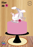 Arquivo De Corte Topo De Bolo Cisne Cute