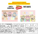 Arquivo Digital Livro Colorir Labubu Para Imprimir Pdf