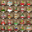 Arquivo De Corte Topos De Bolo Natal /camadas - Studio