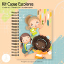 Combo Arquivo Digital Capas Escolares 2023
