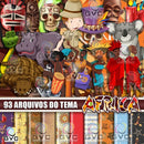 Kit Digital Africa 93 Arquivos + Fontes