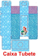 Kit Festa Ariel Pequena Sereia Silhouette P/ Corte + 60.000