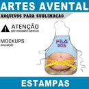 Sublimação Avental Artes Estampas Digitais Mockups Corel