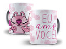 12 Arte Caneca Stitch E Angel Editável Pdf + Png