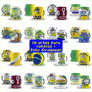 Artes Sublimação Caneca Camisa Flork Brasil Copa Do Mundo